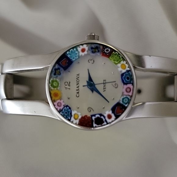 Casanova Venice Murano Glass Floral Watch - Picture 2 of 14